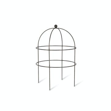 Barrington Domed Plant Support, Small, Raw Metal