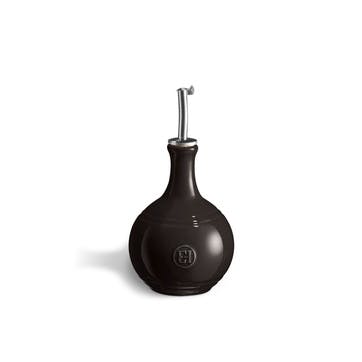 Ceramic Vinegar Flask, 400ml, Charcoal
