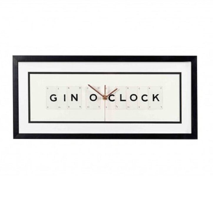 'Gin O'Clock' Clock