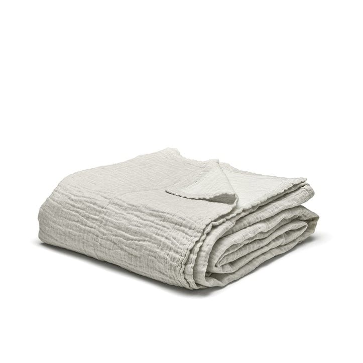 The Linen & Cotton Throw, One Size, Clay