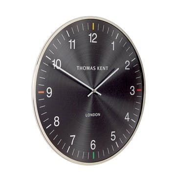 Oyster Clock, 41cm, Jet