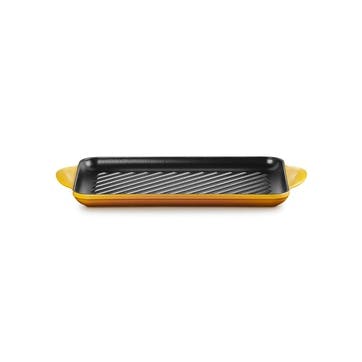 Signature Cast Iron Rectangular Grill, 32cm, Nectar