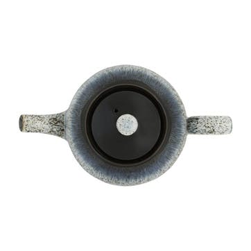 Halo Teapot, 1.25lt, Black/ Blue