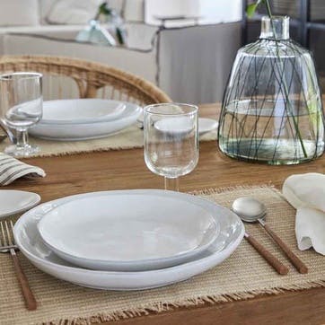 Livia Set of 6 Dinner Plates D28cm, Gloss White