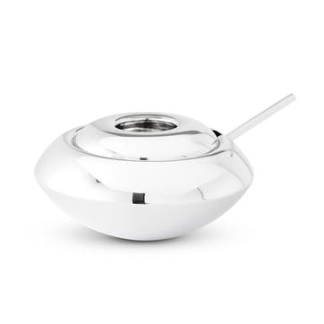 Form Stainless Steel Sugar Dish and Spoon