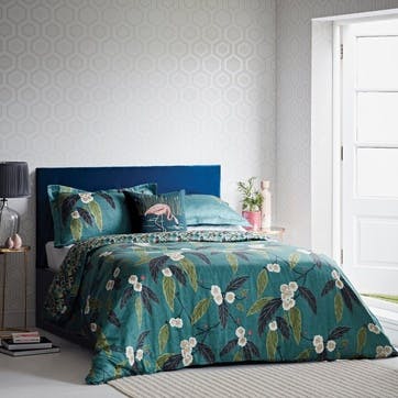 Coppice King Duvet Cover, Peacock