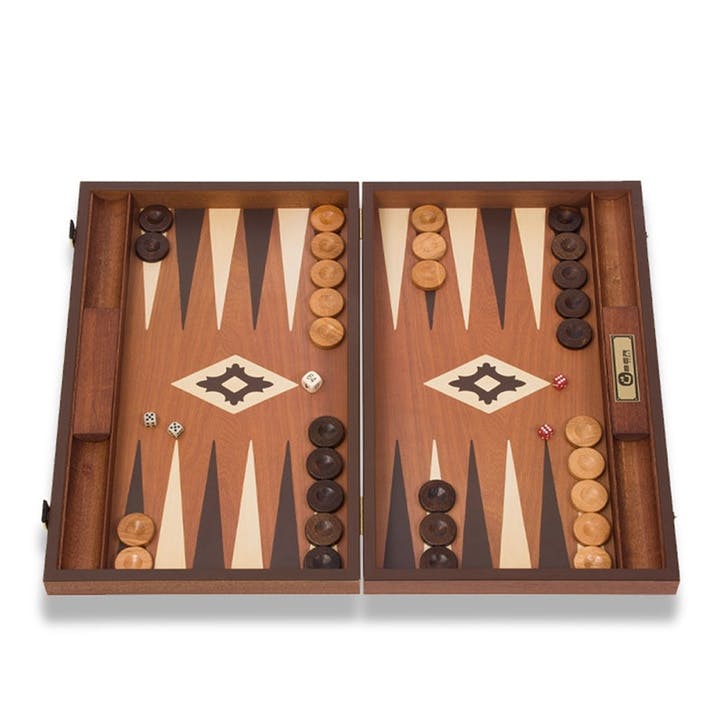 Mahogany Backgammon Set