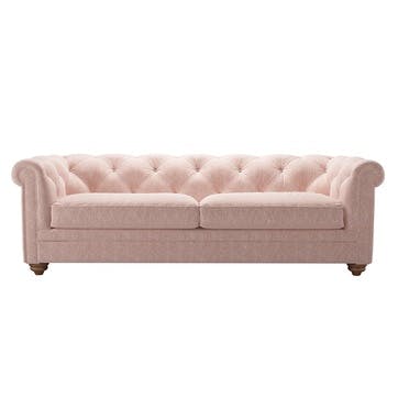 Patrick Three Seater Sofa, Pavilion Pink Brushstroke