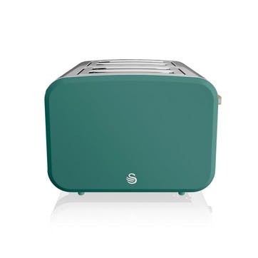 Nordic 4-Slice Toaster, Teal