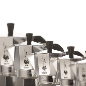 Moka Express Espresso Maker, 6 Cup, Silver
