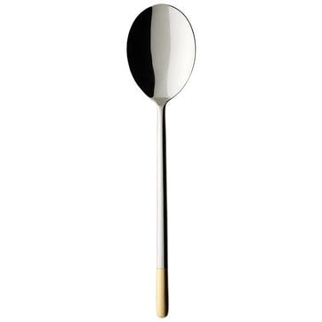 Dinner spoon, Villeroy & Boch, Ella, stainless steel with partial gold plate