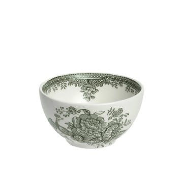 Asiatic Pheasant Sugar Bowl, D9.5cm, Green