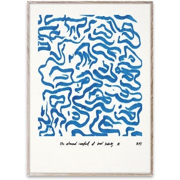 Comfort Art Print 30 x 40cm, Blue