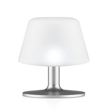 Sun Light Garden Table Lamp, H15cm White/Silver