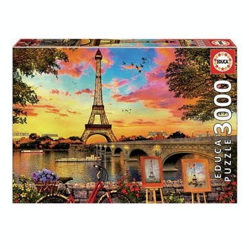 Sunset in Paris 3000 piece Jigsaw Puzzle