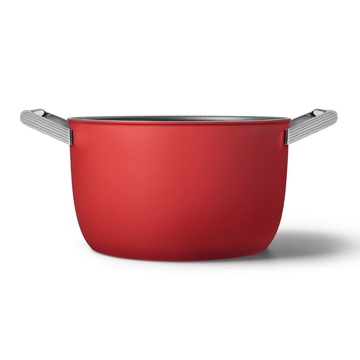 Casserole with Lid, 24cm, Red
