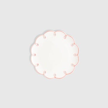 Squiggle Set of 4 Starter Plates, D19cm, Pink