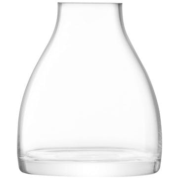 Flower Kiln Vase H16cm, Clear