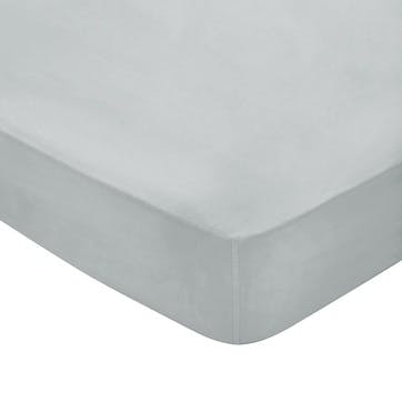 Bob Fitted Sheet Double, Silver