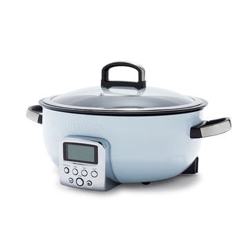 Non-Stick Multicooker, 5.6L, Blue Haze