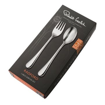 Radford Set of Large Servers, Stainless Steel