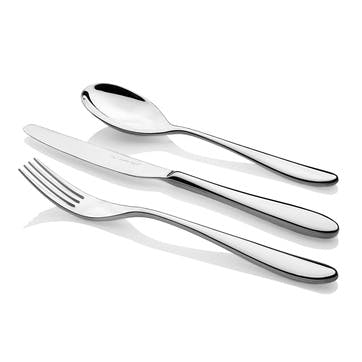 16 piece cutlery set, Charingworth Cutlery, Santol, mirror finish