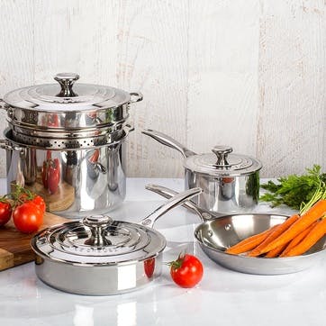 Signature Stainless Steel Saucepan with Lid - 18cm