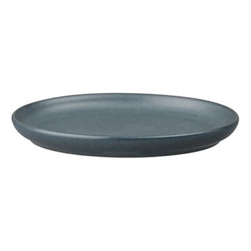 Small oval tray, 14 x 19cm, Denby, Impression Charcoal, black