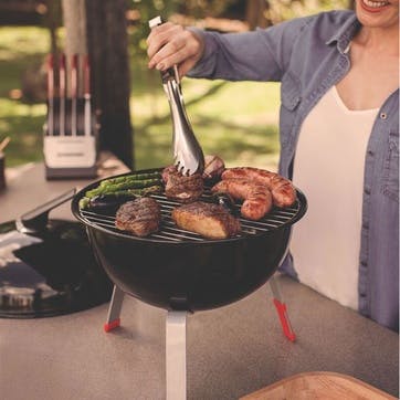 Portable Charcoal Grill, Black