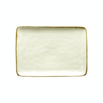 Concerto Serving Platter, Small, Ivory