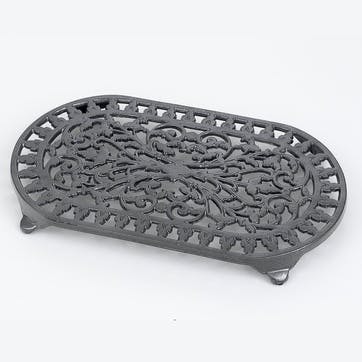 Cast Iron Trivet, Graphite