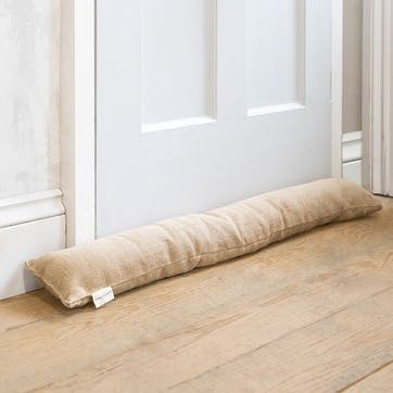 Draught Excluder 90cm, Natural