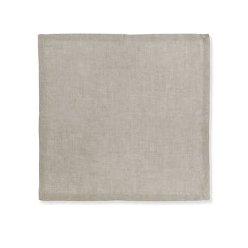 Classic Set of 4 Napkins 40 x 40cm, Natural