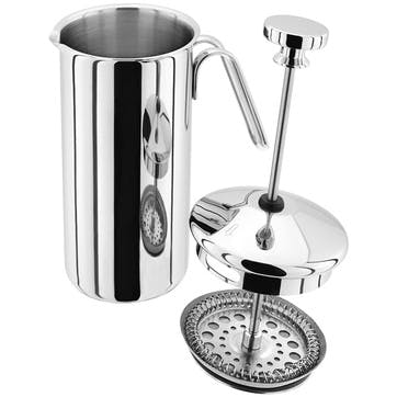 4 Cup Cafetiere 500ml, Stainless Steel