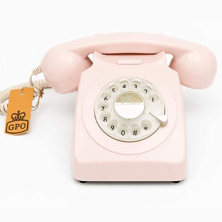 746 Rotary Telephone, Carnation Pink