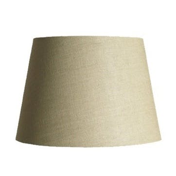 Straight Empire Shade in Natural Linen, 40cm