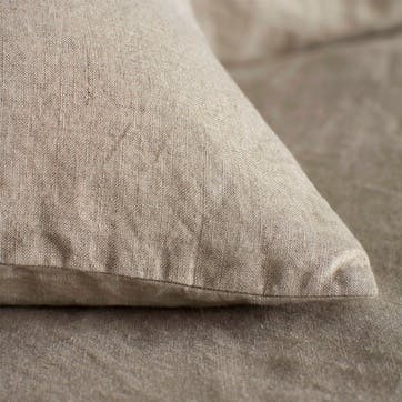 Linen Duvet Cover, King, Natural