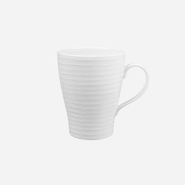 Blonde Stripes, Mug, White