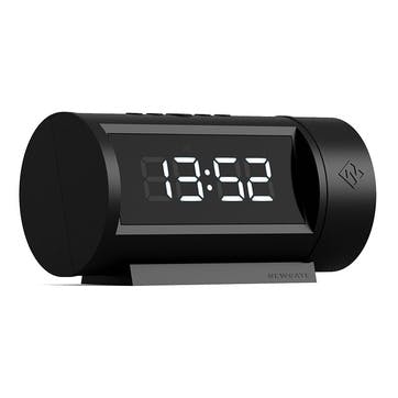 Pil Clock H9 x W17 x D8.5cm, Black