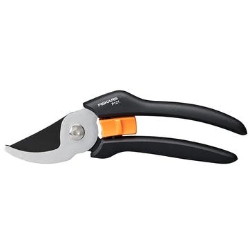 Solid Bypass Pruner P121, Black/Orange