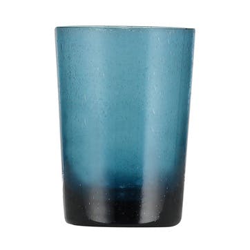 Recycled Set of 6 Tumblers 340ml, Mineral Blue