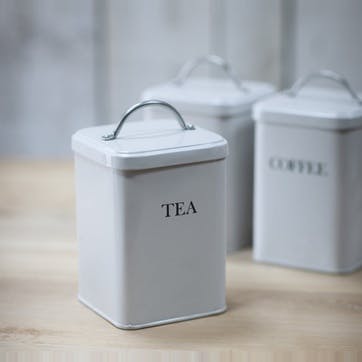 Tea Canister in Chalk