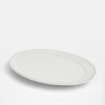 Hillcrest, Oval Serving Platter, White