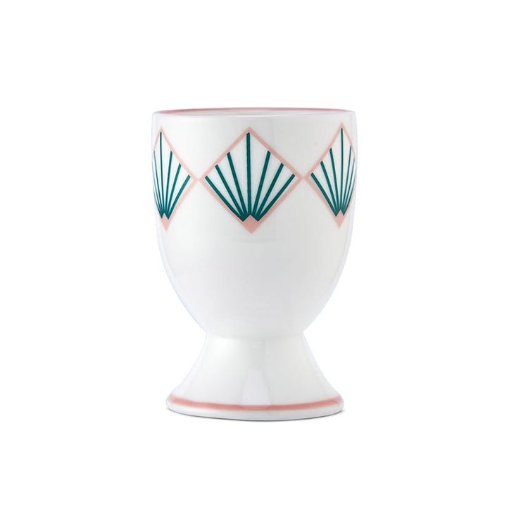 Zighy Egg Cup H6.5cm, Teal/Blush Pink