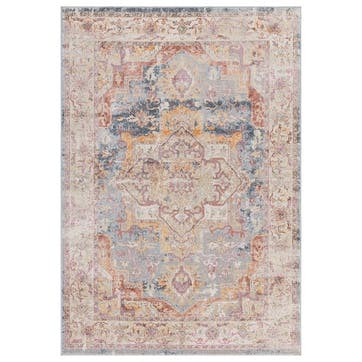 Flores azin classic persian medallion rug 200 x 290cm, Multi