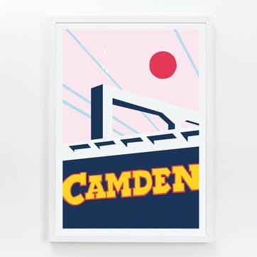 Location Camden Lock Print, A3