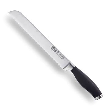 Syracuse Soft Grip Bread Knife 20cm, Black