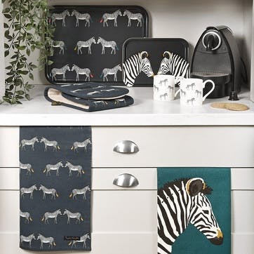 'Zebra' Tea Towel