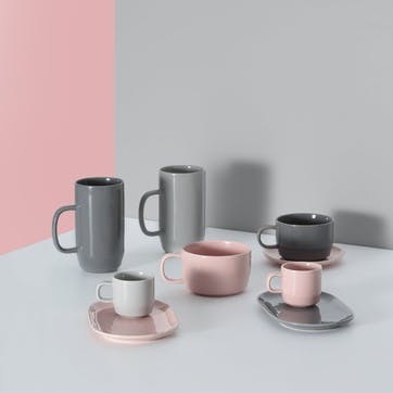 Café Concept Latte Mug, Grey