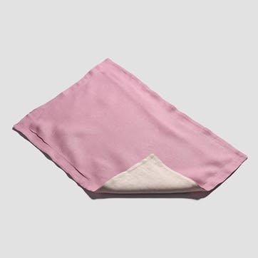 Linen Set of 4 Placemats 35 x 50cm, Raspberry